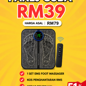 PROMOSI 1 SET EMS FOOT MASSAGER